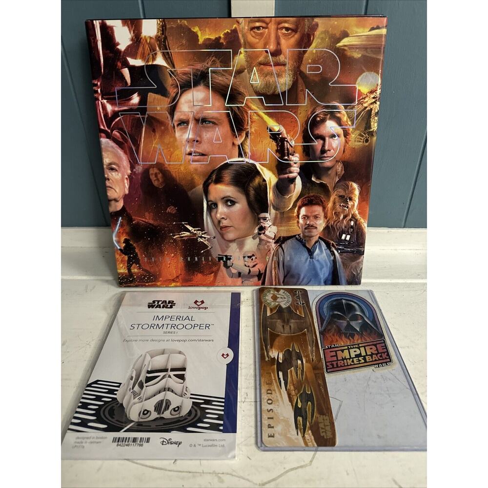 VINTAGE STAR WARS 1980 EMPIRE STRIKES‎ BACK PROMO STICKER LUCASFILM + BUNDLE